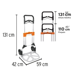 Diablo de carga, plegable, 200 kg, aluminio, Truper Expert. CÓDIGO: 14090 CLAVE: DIA-200AX - comprar en línea