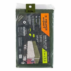 Lona uso rudo, verde olivo, 2 X 3 m, Truper Expert. CÓDIGO: 16373 CLAVE: LT-23X - comprar en línea