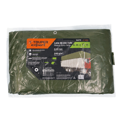 Lona uso rudo, verde olivo, 6 X 12 m, Truper Expert. CÓDIGO: 16379 CLAVE: LT-612X - comprar en línea