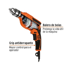 Rotomartillo 3/8" 600 W, profesional, Truper. CÓDIGO: 16736 CLAVE: ROTO-3/8A4 - comprar en línea