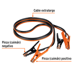 Cables pasa corriente 3.5 m, 350 A, 6 AWG, con funda, Expert. CÓDIGO: 17544 CLAVE: CAP-3506T en internet