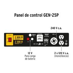 Generador portátil 2.8 kW motor a gasolina, Pretul. CÓDIGO: 26034 CLAVE: GEN-25P en internet