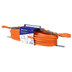 Extensión eléctrica de uso rudo 20 m 2x16 AWG, Volteck. Codigo:48049 ER-20X16