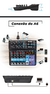 Mixer De Áudio Portátil Profissional TEYUN-6 Channel - comprar online