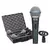 Kit 03 Microfone MXT PRO BT-58A Metal com Maleta e Cachimbo