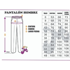 Pantalón Hombre Gabardina Marino - comprar online