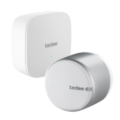 Kit Cerradura Inteligente Tedee Go Blanca + Bridge