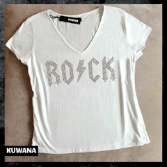 Remera Rock white PREMIUM