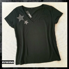 Remera Stars Twin Black PREMIUM