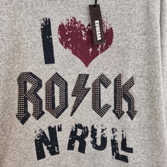 Buzo Hoodie Rock IN con aplique - comprar online