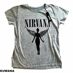 Remera Nirvana twin soft Greey