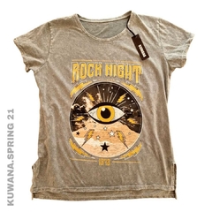 Remera Eye Rock Soft Grey