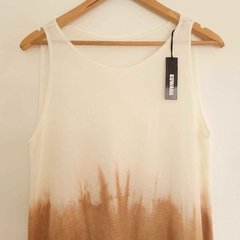 Vestido batic corto jersey camel en internet