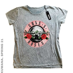 Remera Guns Soft Grey