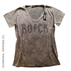 Remera V ROCK Black OXID PREMIUM