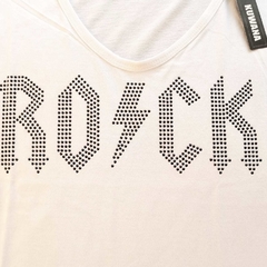 Remera V ROCK white PREMIUM - comprar online