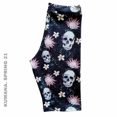 Biker Skull Flowers