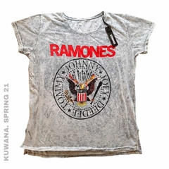 Remera Ramones soft Grey