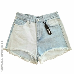 Short Denim Bicolor - comprar online