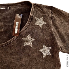 Remera V 3 stars rose NEVADA PREMIUM - comprar online