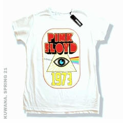 Remera Pink FLoyd Eye White