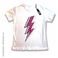 Remera Thunder Pink White