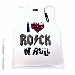 Sudadera ROCK in LOVE White PREMUM