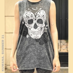 Remeron Vestido Nevado Skull Darknees