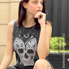 Remeron Vestido Nevado Skull Darknees - comprar online