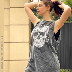 Remeron Vestido Nevado Skull Darknees en internet