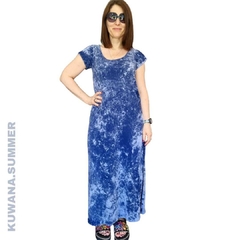 Vestido batick Nevado Blue - Kuwana Mayorista