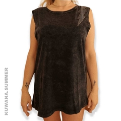 Remeron Vestido Musculosa Nevado Eye Turk - Kuwana Mayorista