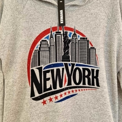 Buzo Hoodie NY Grey - comprar online