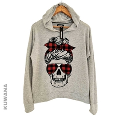 Buzo Hoodie Skull Escocia