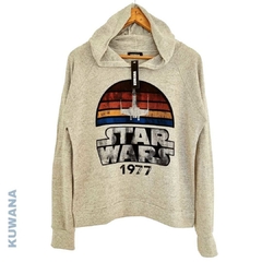 Buzo Hoodie Stars Grey