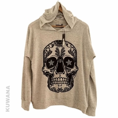 Buzo Hoodie Skull Stars Tachas