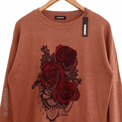 Sweater Oversize La Rose Chocolate - comprar online