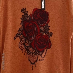 Buzo Hoodie La Rose Chocolate en internet