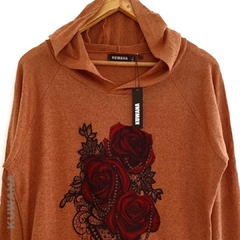 Buzo Hoodie La Rose Chocolate - comprar online