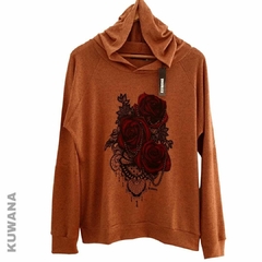 Buzo Hoodie La Rose Chocolate