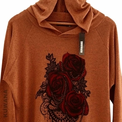 Buzo Hoodie La Rose Chocolate - comprar online