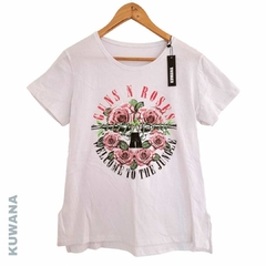 Remera Guns Roses White