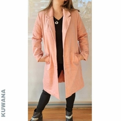 Saco Italiano Paño Largo Rose - tienda online