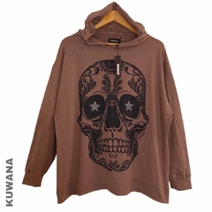 Buzo Hoodie XL OVERSIZE Skull VISON