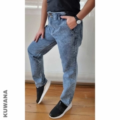 Jean MOM FLow Blue - tienda online