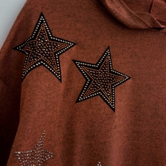 Buzo Hoodie XL OVERSIZE Star Chololate - comprar online