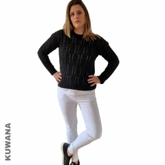 Sweater Hilo Calado Black - comprar online