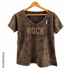 Remera V Rock Gold Nevado PREMIUM