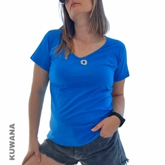 Remera V Essencial Electric Blue PREMIUM - comprar online