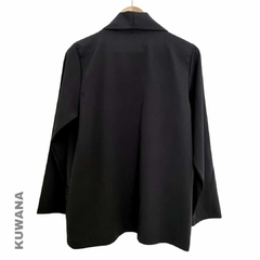 Blazer Sastrero Emma Black - Kuwana Mayorista